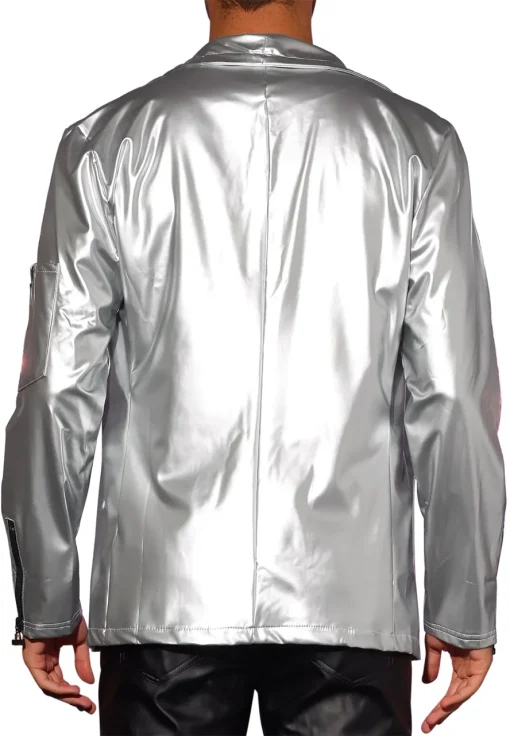 mens-shawl-collar-silver-faux-leather-jacket