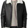 mens-shearling-lined-black-faux-leather-jacket
