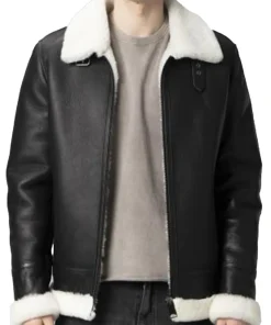 mens-shearling-lined-black-faux-leather-jacket