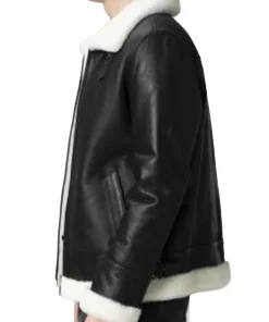 mens-shearling-lined-black-faux-leather-jacket