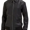 mens-shirt-collar-black-faux-leather-racer-jacket