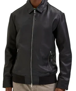 mens-shirt-collar-black-faux-leather-racer-jacket