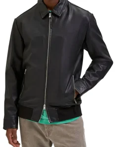 mens-shirt-collar-black-faux-leather-racer-jacket