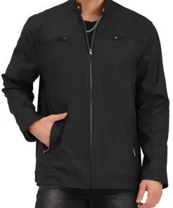 mens-stand-collar-faux-leather-black-biker-jacket