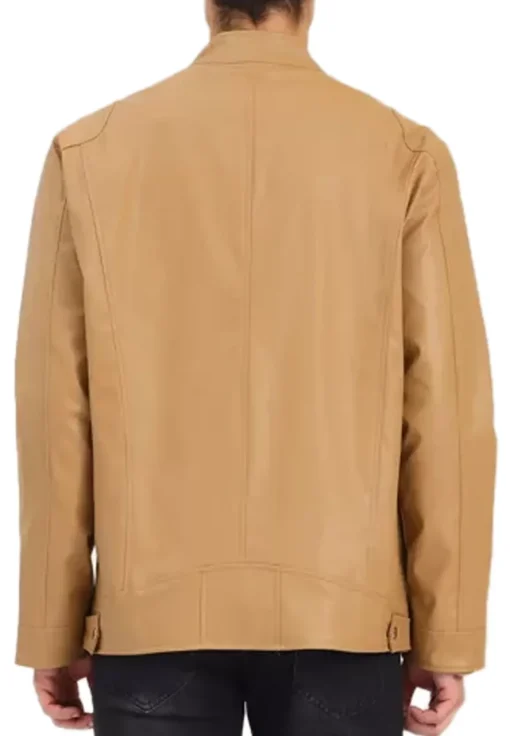 mens-stand-collar-khaki-faux-leather-biker-jacket