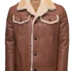 mens-trucker-brown-faux-leather-shearling-jacket