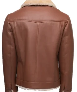 mens-trucker-brown-faux-leather-shearling-jacket