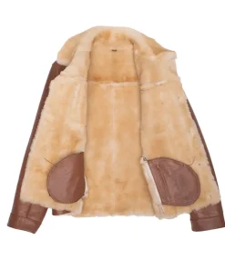 mens-trucker-brown-faux-leather-shearling-jacket