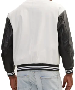 mens-two-tone-white-and-black-faux-leather-bomber-jacket