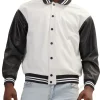 mens-white-and-black-faux-leather-bomber-jacket