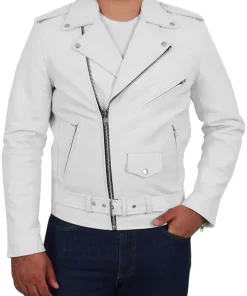 mens-white-faux-leather-rock-biker-jacket