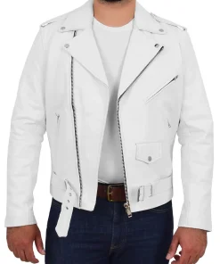 mens-white-faux-leather-rock-biker-jacket