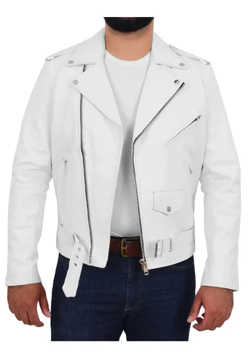 mens-white-faux-leather-rock-biker-jacket