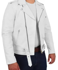 mens-white-faux-leather-rock-biker-jacket
