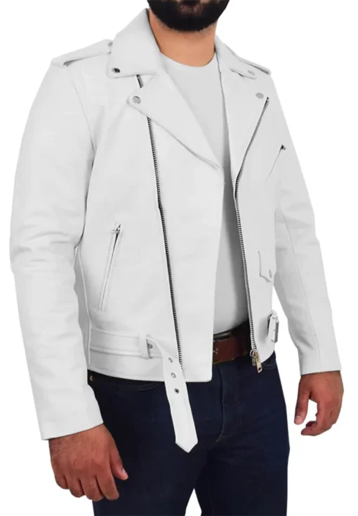 mens-white-faux-leather-rock-biker-jacket
