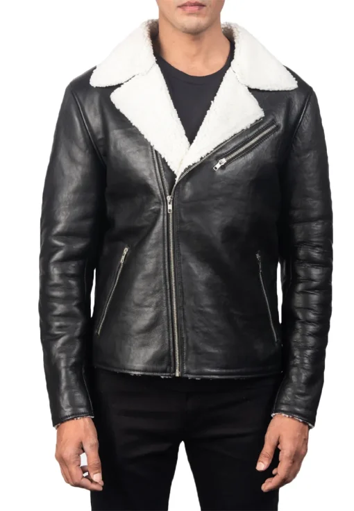 mens-white-shearling-black-faux-leather-jacket