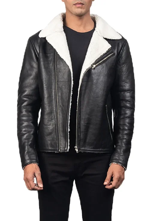 mens-white-shearling-black-faux-leather-jacket