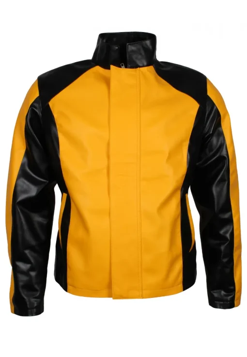 mens-yellow-and-black-faux-leather-biker-jacket
