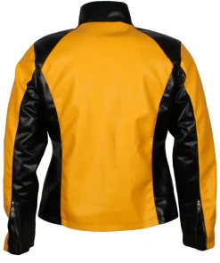 mens-yellow-and-black-faux-leather-biker-jacket