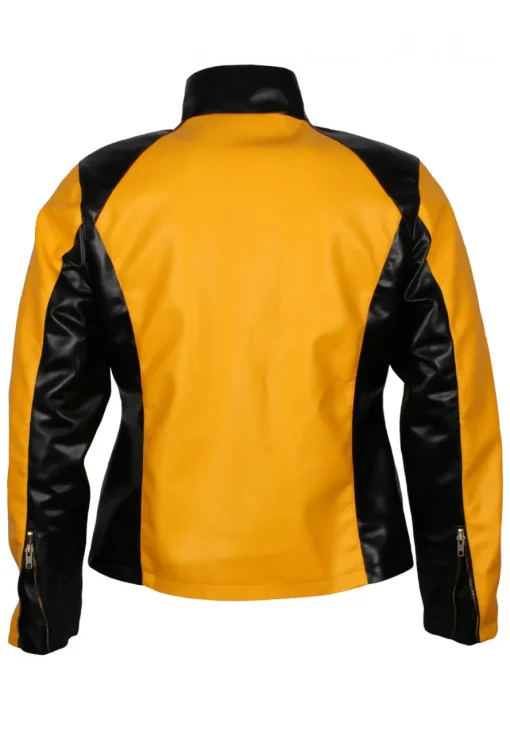 mens-yellow-and-black-faux-leather-biker-jacket