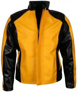 mens-yellow-and-black-faux-leather-biker-jacket