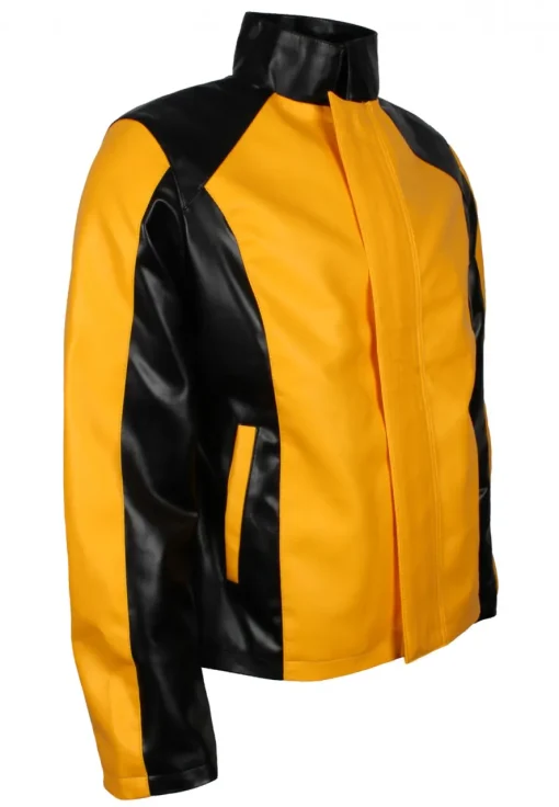 mens-yellow-and-black-faux-leather-biker-jacket