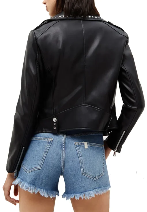womens-biker-faux-leather-black-jacket