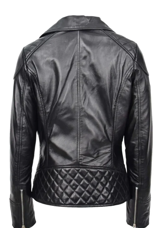 womens-black-biker-faux-leather-cross-zip-jacket