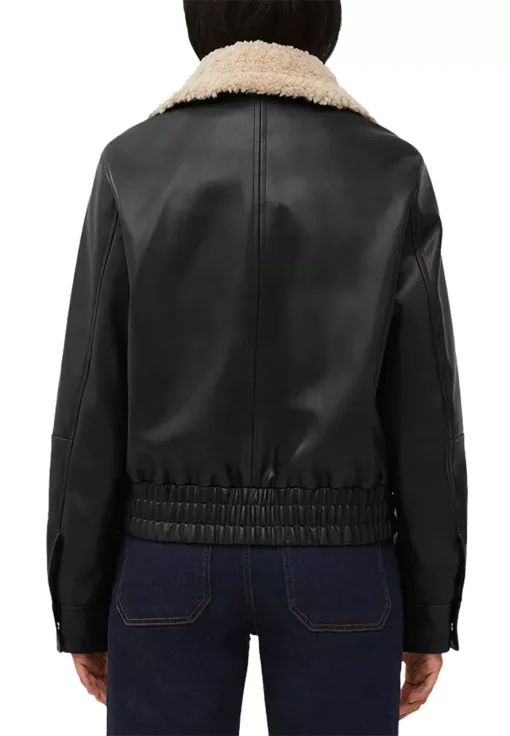 womens-black-faux-leather-bomber-jacket-with-shearling-collar