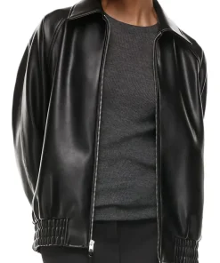 womens-black-faux-leather-oversized-bomber-jacket