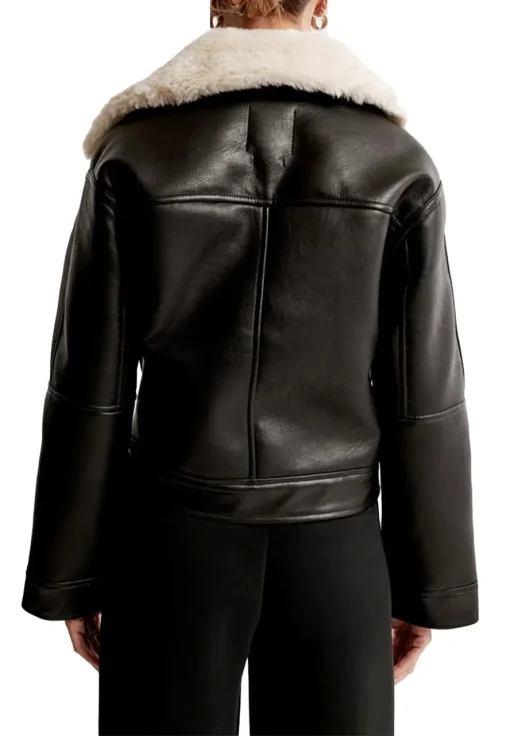 womens-black-faux-leather-shearling-biker-jacket