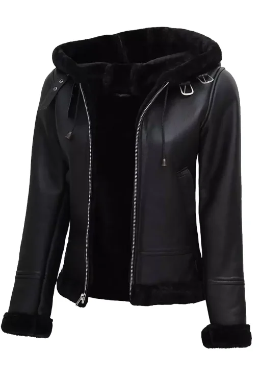 womens-black-faux-leather-shearling-jacket-with-hood