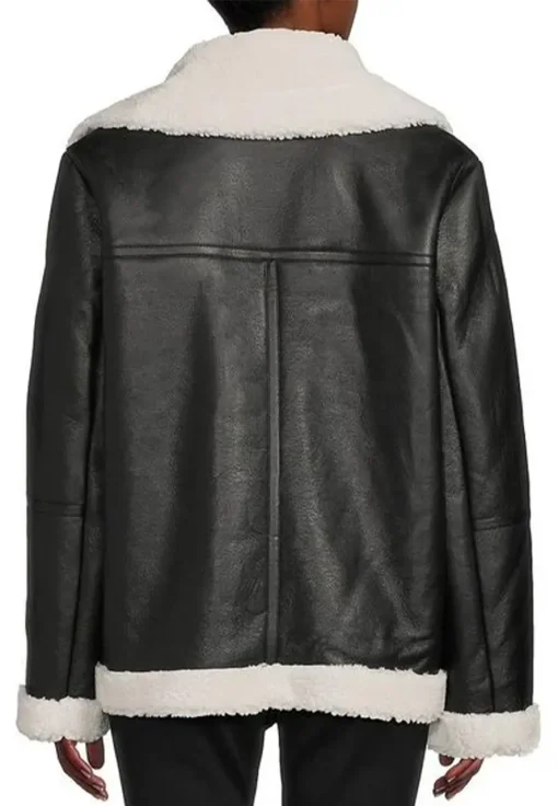 womens-black-faux-leather-white-shearling-jacket