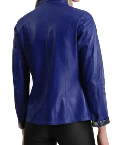 womens-blue-faux-leather-stylish-biker-jacket