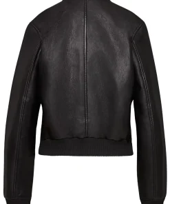 womens-bomber-black-faux-leather-jacket