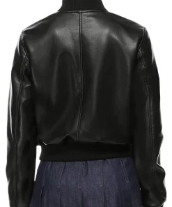 womens-bomber-black-faux-leather-jacket