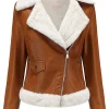 womens-brown-biker-faux-leather-shearling-jacket