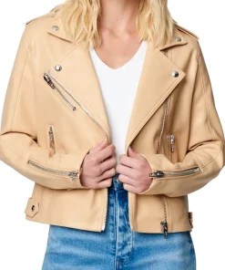 womens-brown-faux-leather-semi-fit-moto-jacket