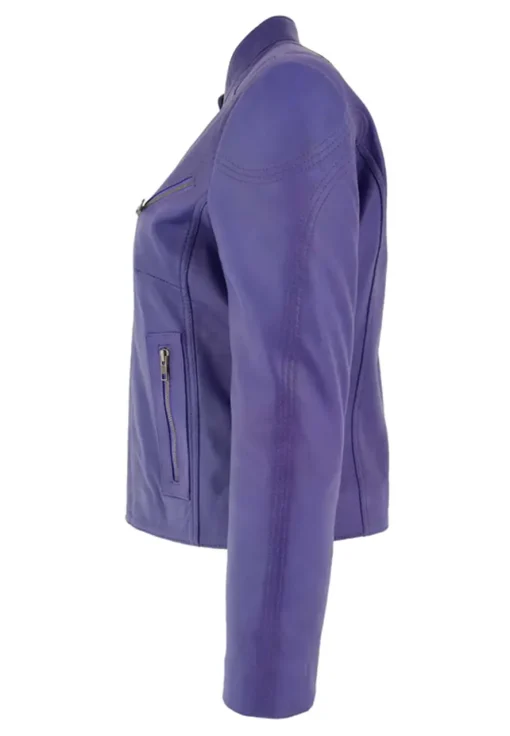 womens-casual-zip-up-purple-faux-leather-biker-jacket
