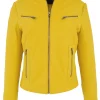 womens-casual-zip-up-yellow-faux-leather-biker-jacket