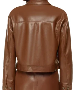 womens-cognac-faux-leather-shirt-jacket