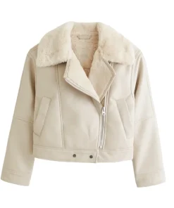 womens-cream-faux-leather-shearling-biker-jacket
