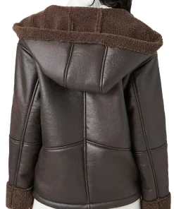 womens-dark-brown-faux-leather-shearling-jacket-with-hood
