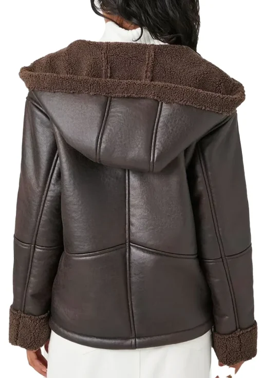 womens-dark-brown-faux-leather-shearling-jacket-with-hood