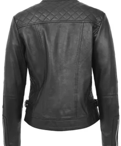 womens-designer-fitted-quilted-black-faux-leather-biker-jacket