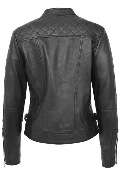 womens-designer-fitted-quilted-black-faux-leather-biker-jacket