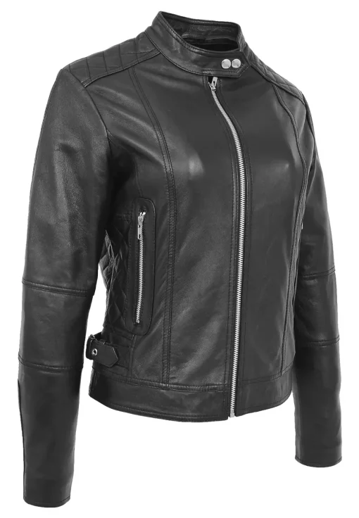 womens-designer-fitted-quilted-black-faux-leather-biker-jacket