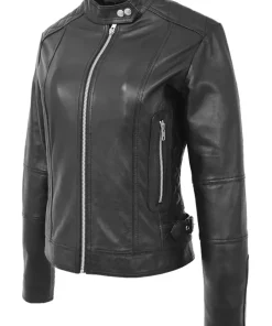 womens-designer-fitted-quilted-black-faux-leather-biker-jacket