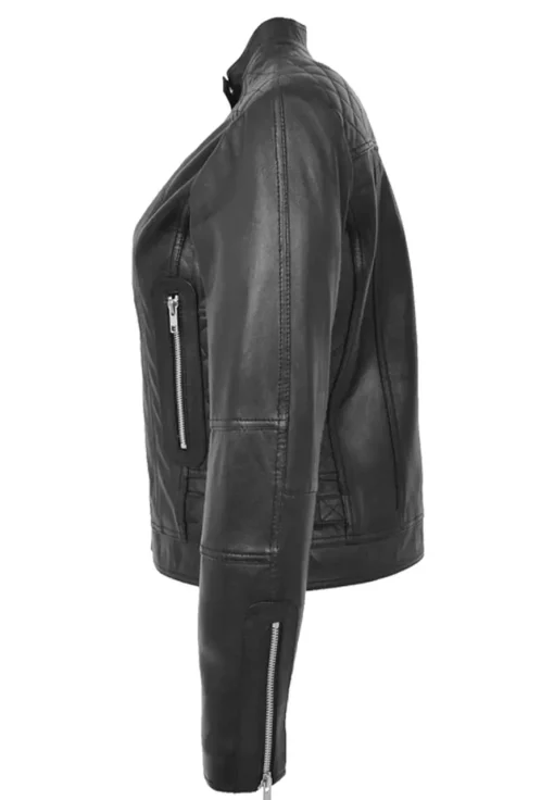 womens-designer-fitted-quilted-black-faux-leather-biker-jacket