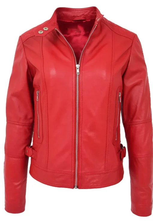 womens-designer-fitted-quilted-red-faux-leather-biker-jacket